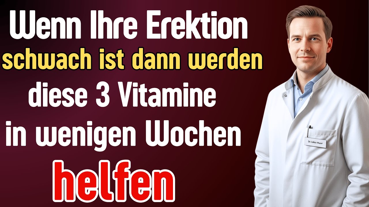 Männer über 60: Die 3 essentiellen Vitamine für Energie, Leistung und Vitalität