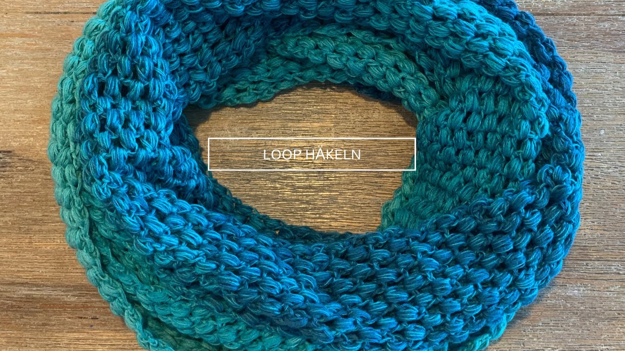 Loop häkeln in Büschelmaschen