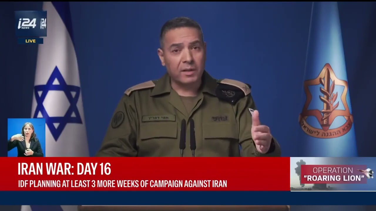 Portavoce IDF: aggiornamento quotidiano dopo 16 giorni di guerra