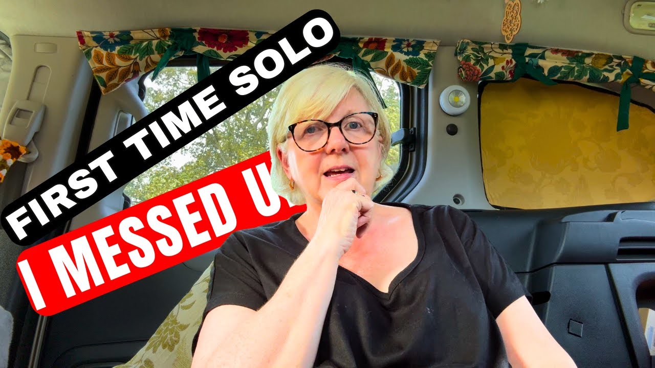 First Night Alone in my Self Build Micro Camper | Solo Female Vanlife