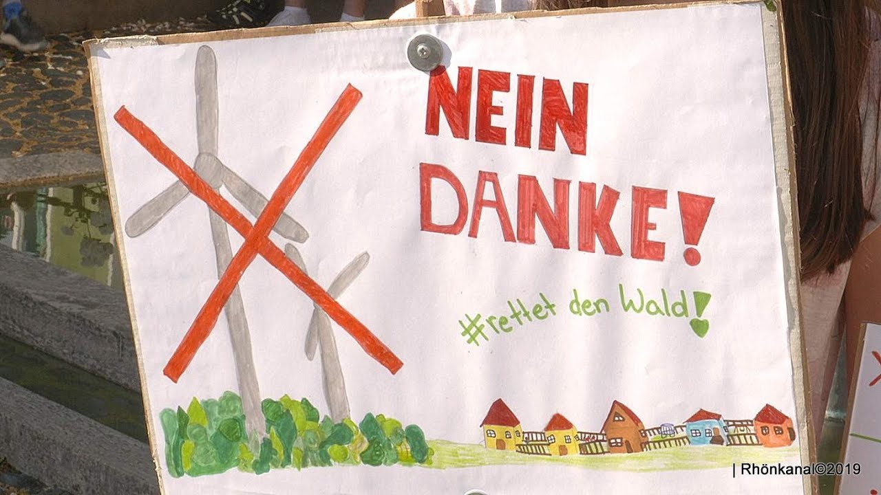 Bürger gegen Windkraft Wahnsinn - Demonstration in Stadtlengsfeld