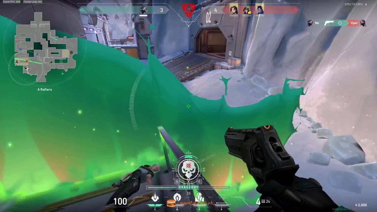 Valorant VIPER Lurker DAFRAN Playing Ranked Game | MVP