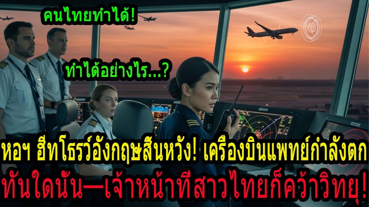 【ปฏิกิริยาจากต่างชาติ】 หอฮีทโธรว์สิ้นหวัง! 1 นาทีก่อนตก...ปาฏิหาริย์เกิดจากสาวไทยที่ถูกเมิน!