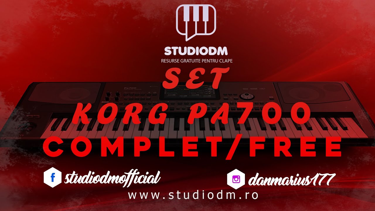 🔴🔴 SET KORG PA700 COMPLET GRATIS/FREE 🔴🔴