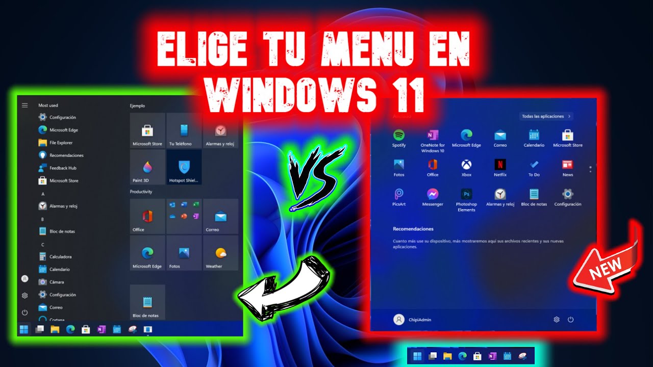💯 Cambiar el menu de inicio de Windows 11 | 💡 Cómo poner el menú de inicio clásico en WINDOWS 11