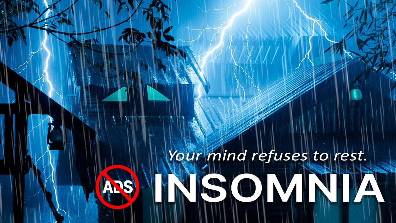 Fall Asleep Quickly with Heavy Rain Sounds | Deep Sleep, Relaxation & Meditation
