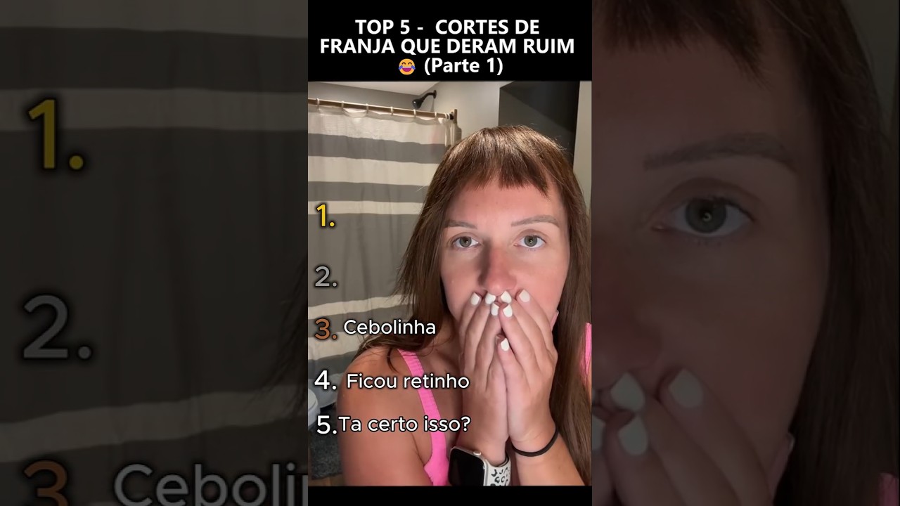 TOP 5  CORTES DE FRANJAS QUE DERAM MUITO ERRADO! 😂 #humor #funny #fun #viralvideo #shorts