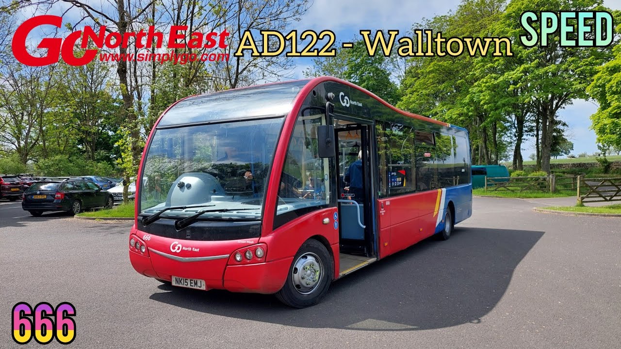 Go North East Ride #1: Optare Solo SR 666, Route: AD122 Towards: Wallsend