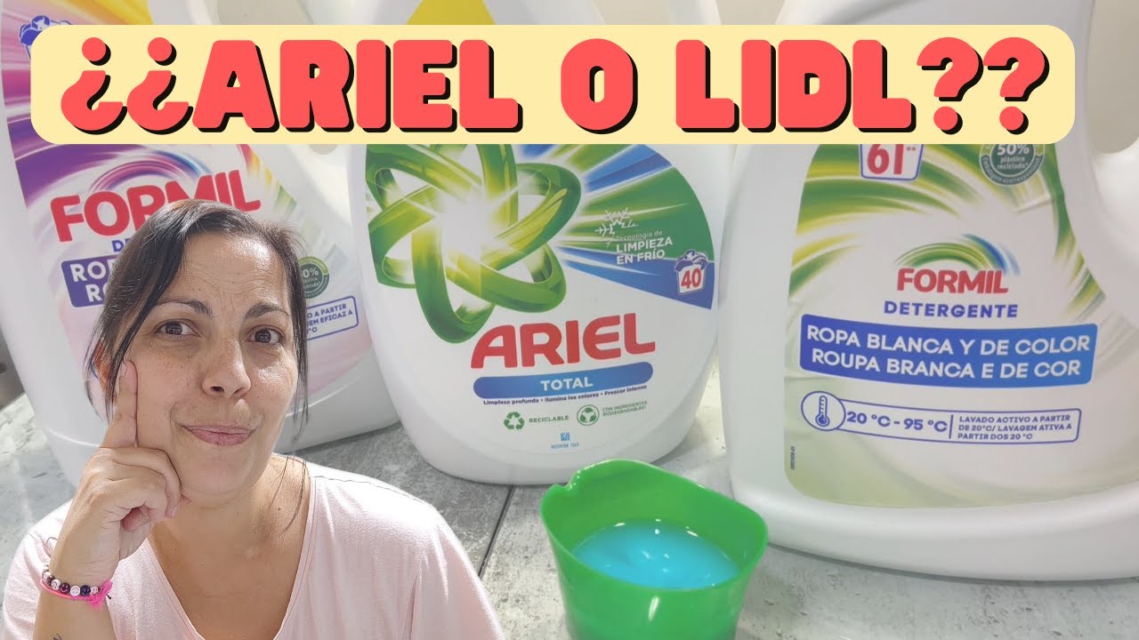 ✅Es el detergente de LIDL un CLON del ARIEL????😯😯😯