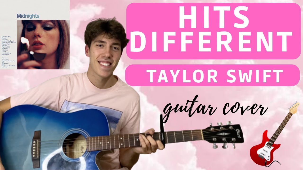 Taylor Swift - Hits Different (EASY guitar cover with tabs|chords) 🎸🎶
