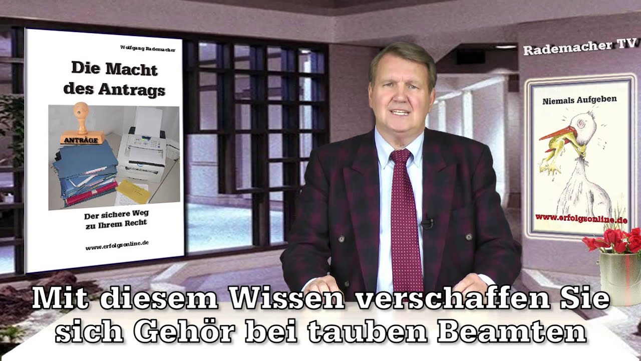 Antrag stellen - Beh&ouml;rdenwillk&uuml;r eigenh&auml;ndig stoppen!