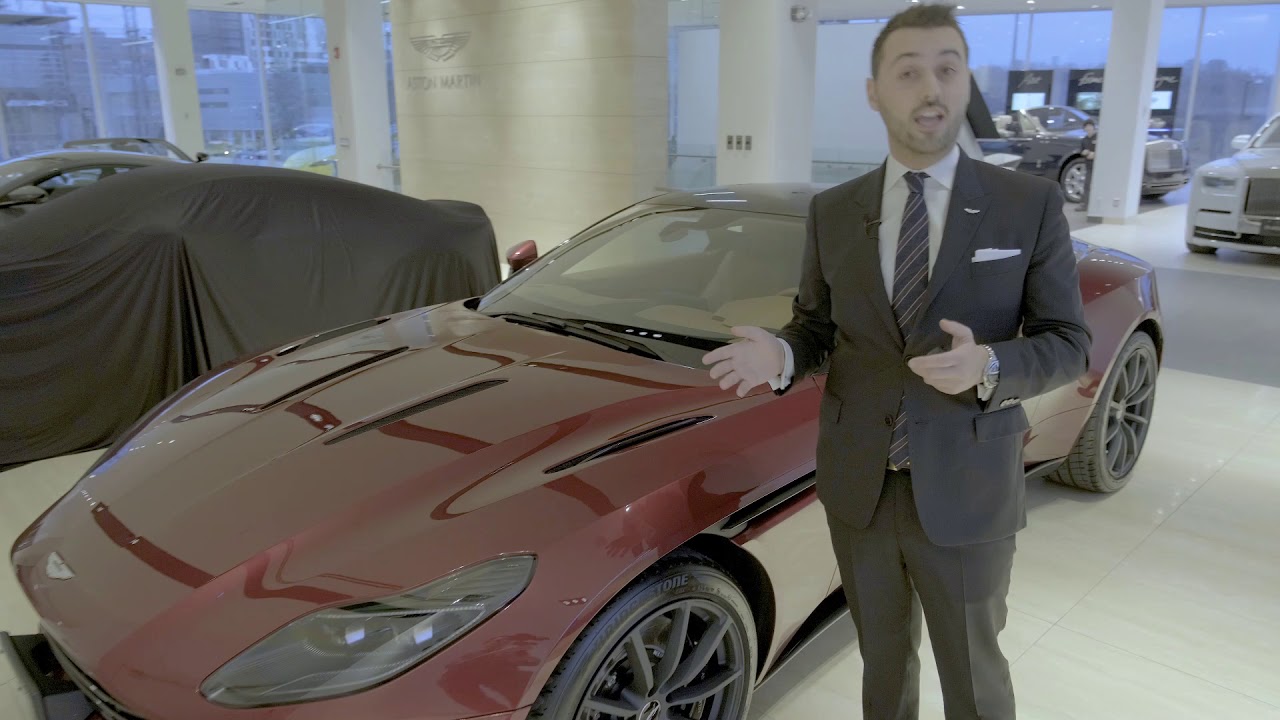 Walk around of a 2020 Aston Martin DB11 AMR at Aston Martin Toronto