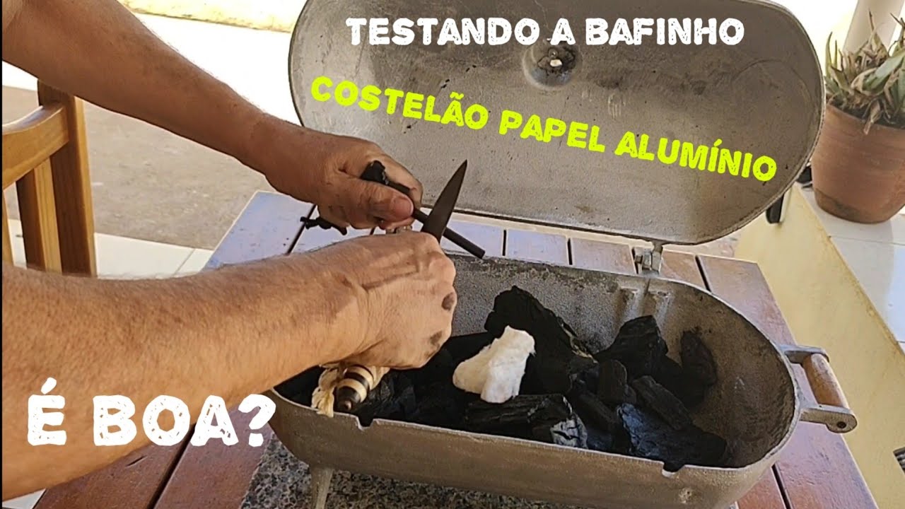 CHURRASQUEIRA BAFINHO DE ALUMÍNIO