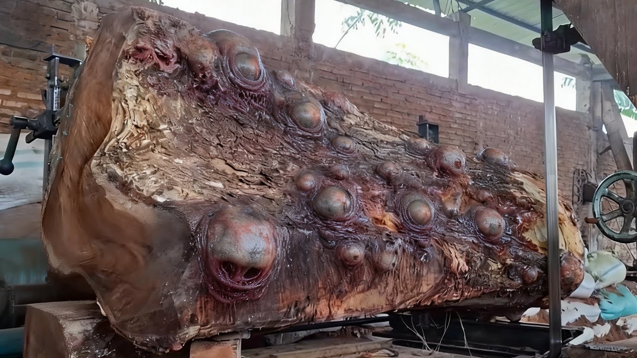 Direct execution of thousand-year-old Saman wood