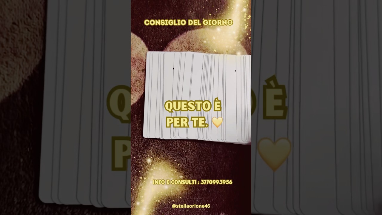 📲3770993956💛@stellaorione12 #interattivotarocchi #tarot #tarotreading #tarologia  #tarocchiamore