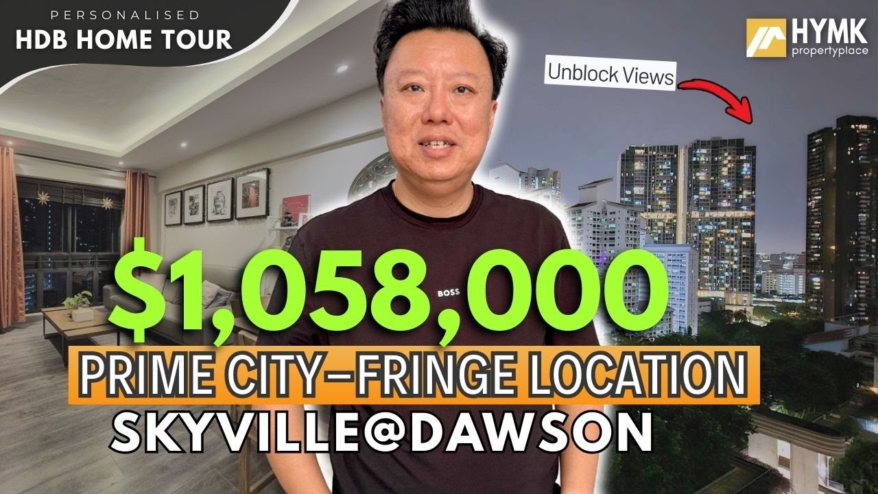 Skyville @ Dawson | 4 комнаты премиум-класса HDB | После ремонта, с видом на окрестности | Singap...