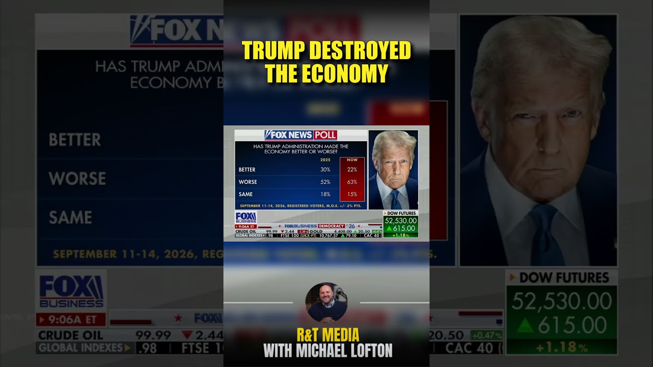Fox News признает, что Трамп разрушил экономику