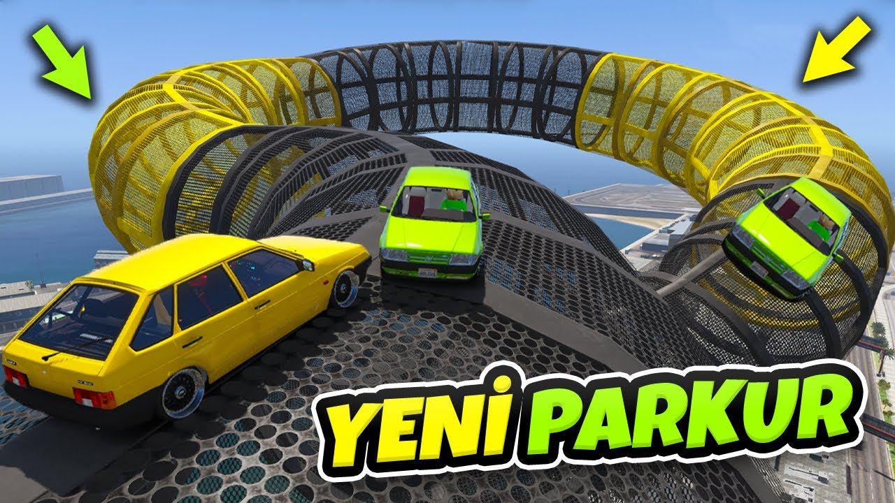 Eski Efsane Arabalar Yeni Boru Parkuruna Gidiyor - GTA 5