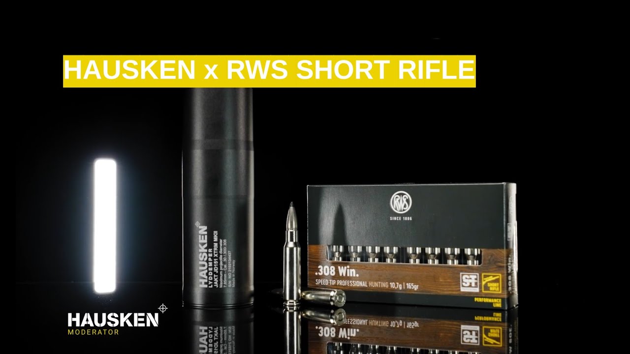 HAUSKEN x RWS SHORT RIFLE - Ideale Kombination aus kurzem Lauf und HAUSKEN Schalldämpfer
