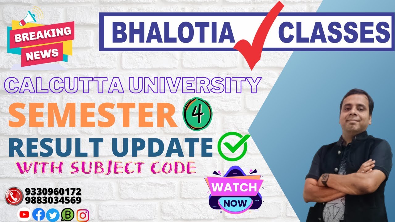 SEMESTER-4 RESULT LATEST UPDATE (WITH SUBJECT CODE)