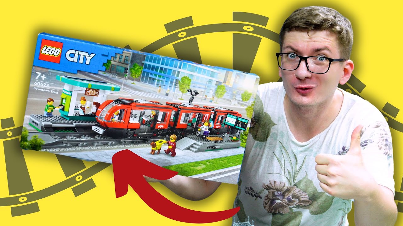 CZERWONY TRAMWAJ 🚋 LEGO CITY 60423 / RECENZJA