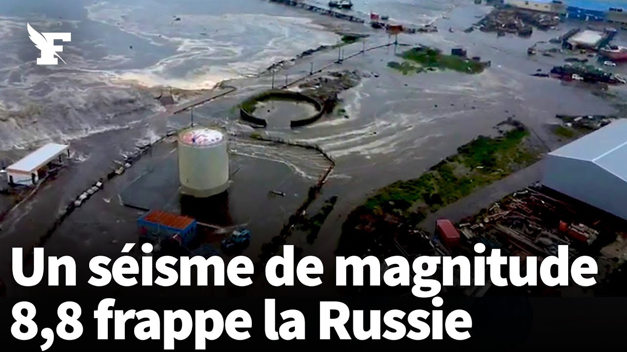 S&eacute;isme de magnitude 8,8 en Russie: les &icirc;les Kouriles frapp&eacute;es par un tsunami