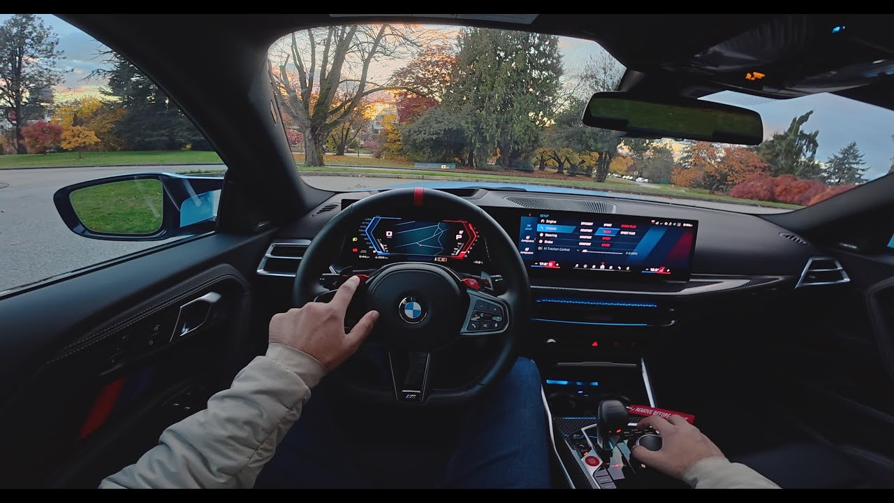 BMW M2 POV: Relaxing Golden Hour Fall Colours Drive | Autumn Cruise 4K 60FPS