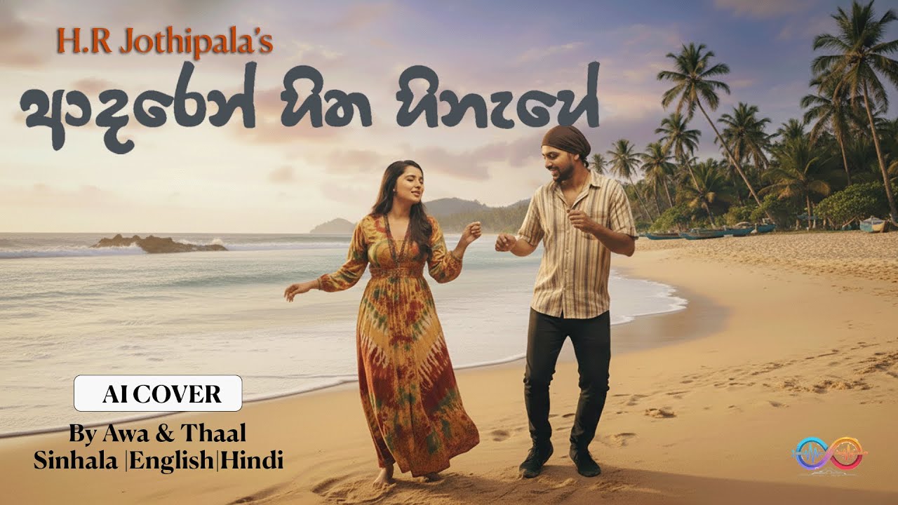 Adaren Hitha Hinahe (ආදරෙන් හිත හිනැහේ) – Sinhala | English | Hindi Slow Reggae Cover | Awa & Thaal