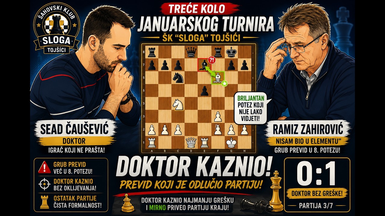 Ramiz Zahirović (1890) v.s. Sead Čaušević (2283) 0:1