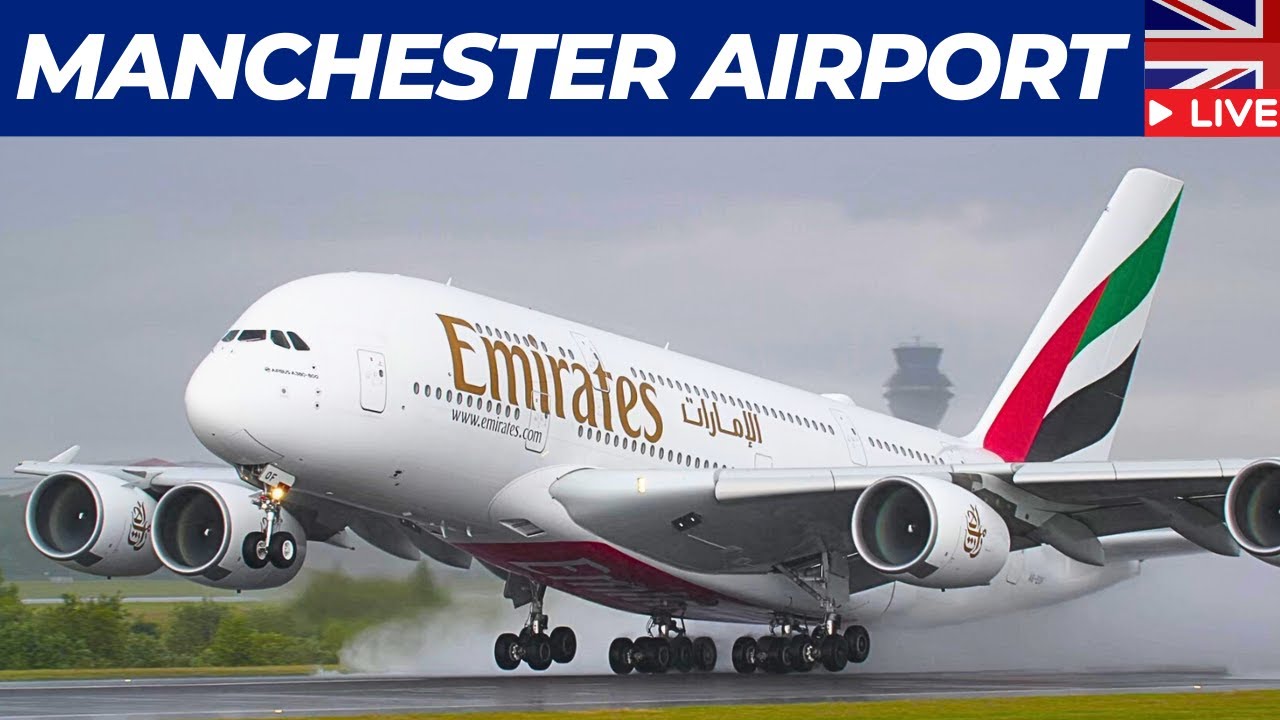Manchester Airport - Live!   |   Close-up Airliner action & welcoming chat   |   Tues 9th July '24