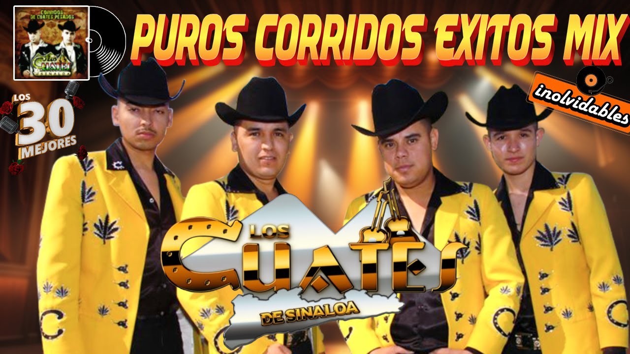 Puros Corridos Con Guitarra 🎶Los Cuates de Sinaloa🎸 y Rancheras Mix 🎶 Grandes Exitos 2025