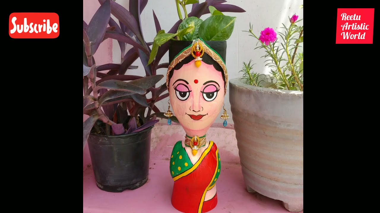 Easy Plastic Bottle Planter/#DIY Best out of waste craft idea/Planter from waste colddrink bottle