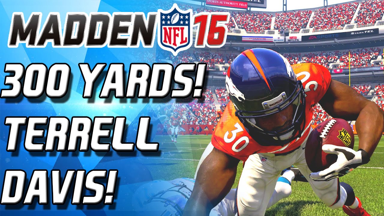 TERRELL DAVIS IS A DOG! 300 YARD GAME! - Madden 16 Ultimate Team
