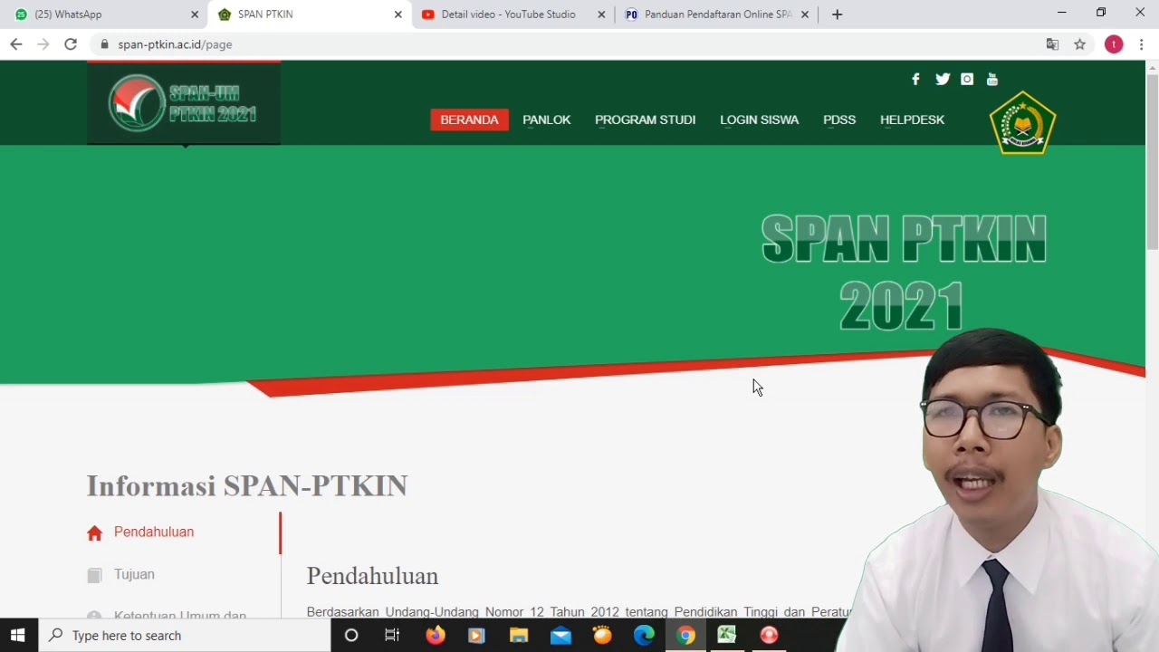 KUPAS TUNTAS JALUR SPAN PTKIN