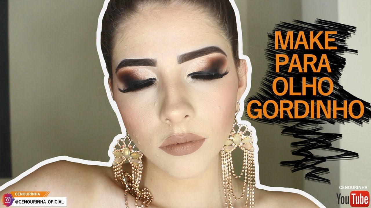 Make para olho gordinho ou caído