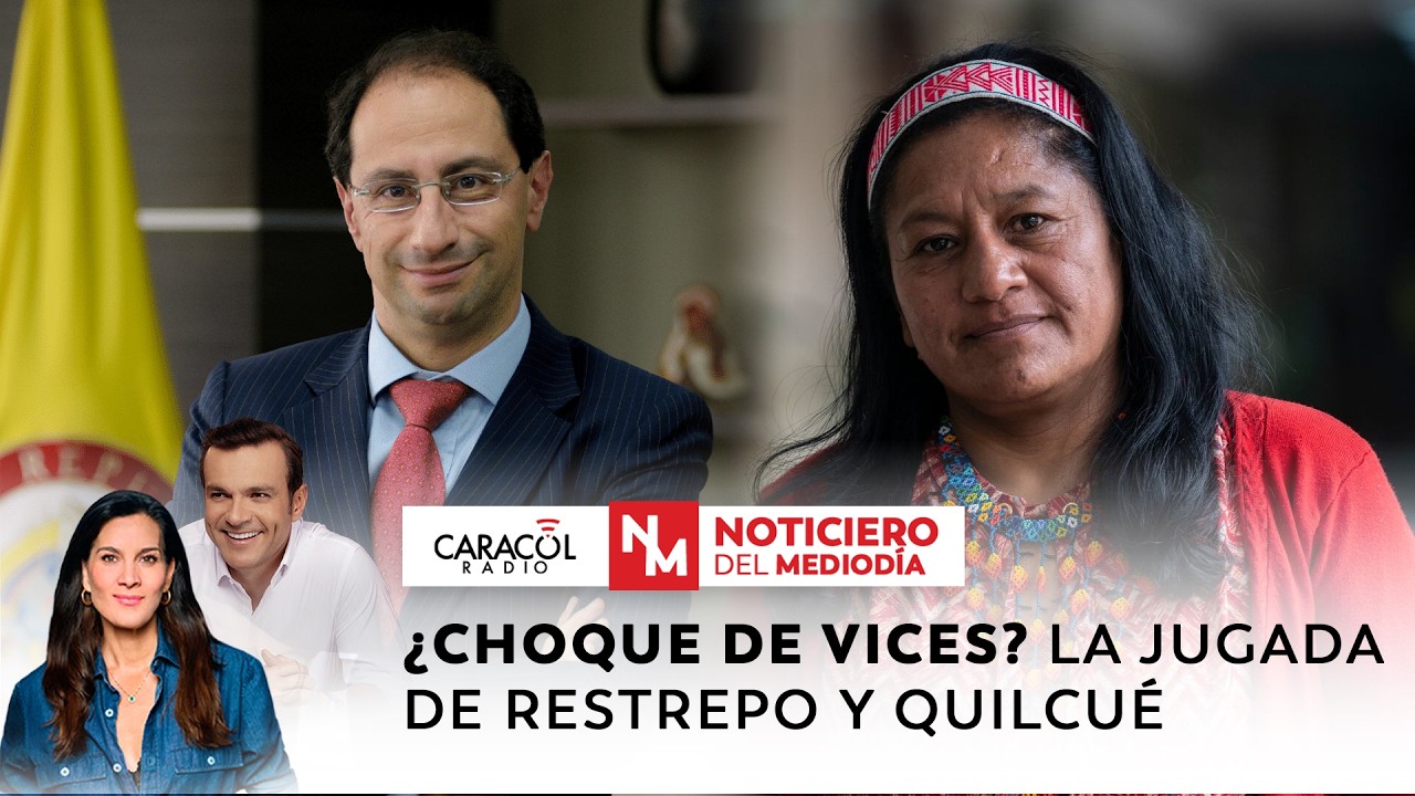 EN VIVO: ¿Choque de vices? La jugada de Restrepo y Quilcué | Noticiero del Mediodía