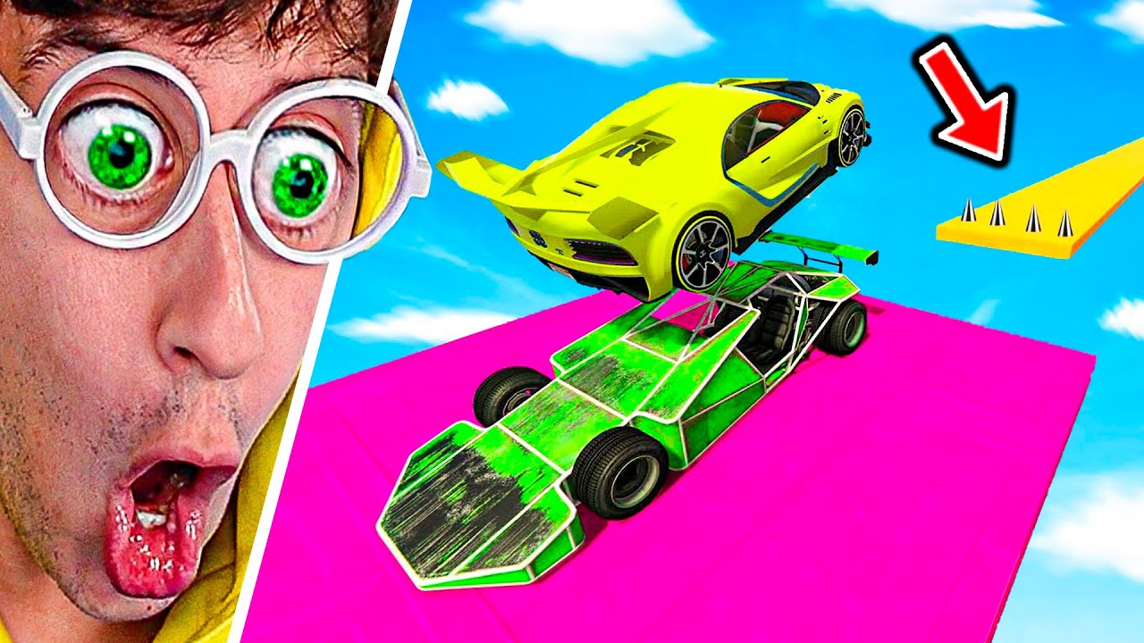 MEGA RAMPA 99.999% TROLL en GTA 5!! (Hermanos Cara a Cara)