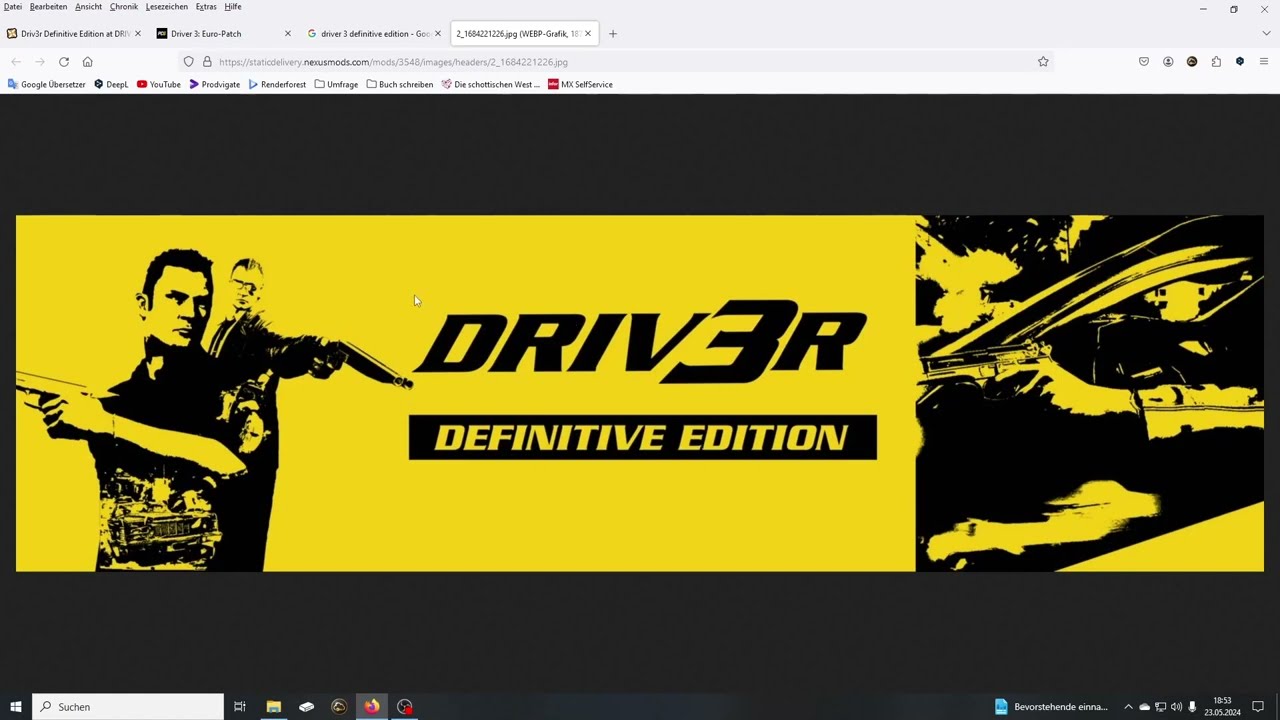 DRIVER 3 / DRIV3R Definitive Edition Mod Installation - Tutorial (german)