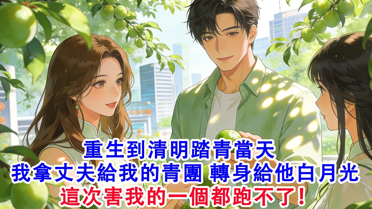 【完結爽文】重生到清明踏青當天  我拿著丈夫給我的青團 轉身給他白月光 這次害我的一個都跑不了！#故事 #重生 #爽文 #重生故事 #情感 #小說 #完結 #動漫