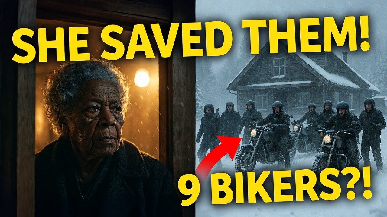 Old Woman Helped 9 Bikers in a Blizzard — What They Did Next Was Unbelievable