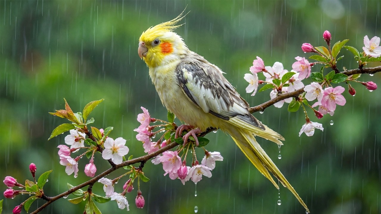 🕊️ Gentle Piano, Birds Chirping & Rainfall - Reduce Anxiety and Promote Deep Relaxation 🍃✨🎼
