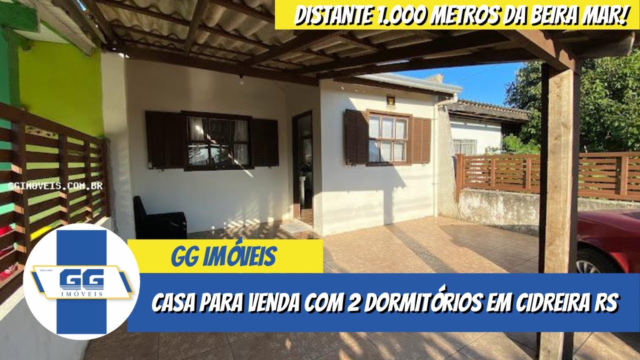 R$ 98.000,00 CASA GEMINADA PARA VENDA NO BAIRRO NAZARÉ, EM CIDREIRA/RS!!