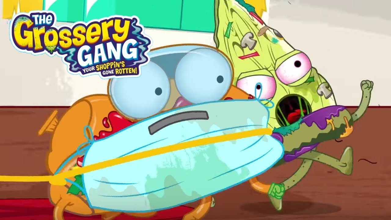 Grossery Gang Cartoon | RUN GANG RUN | Videos For Kids