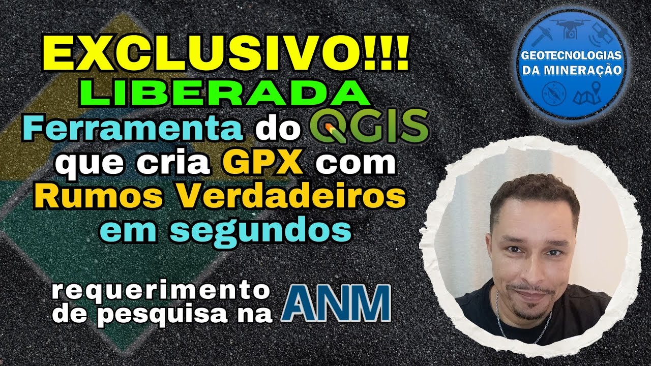 EXCLUSIVO!!! Liberada Ferramenta do Qgis que cria GPX com Rumos Verdadeiros em Segundos para ANM.