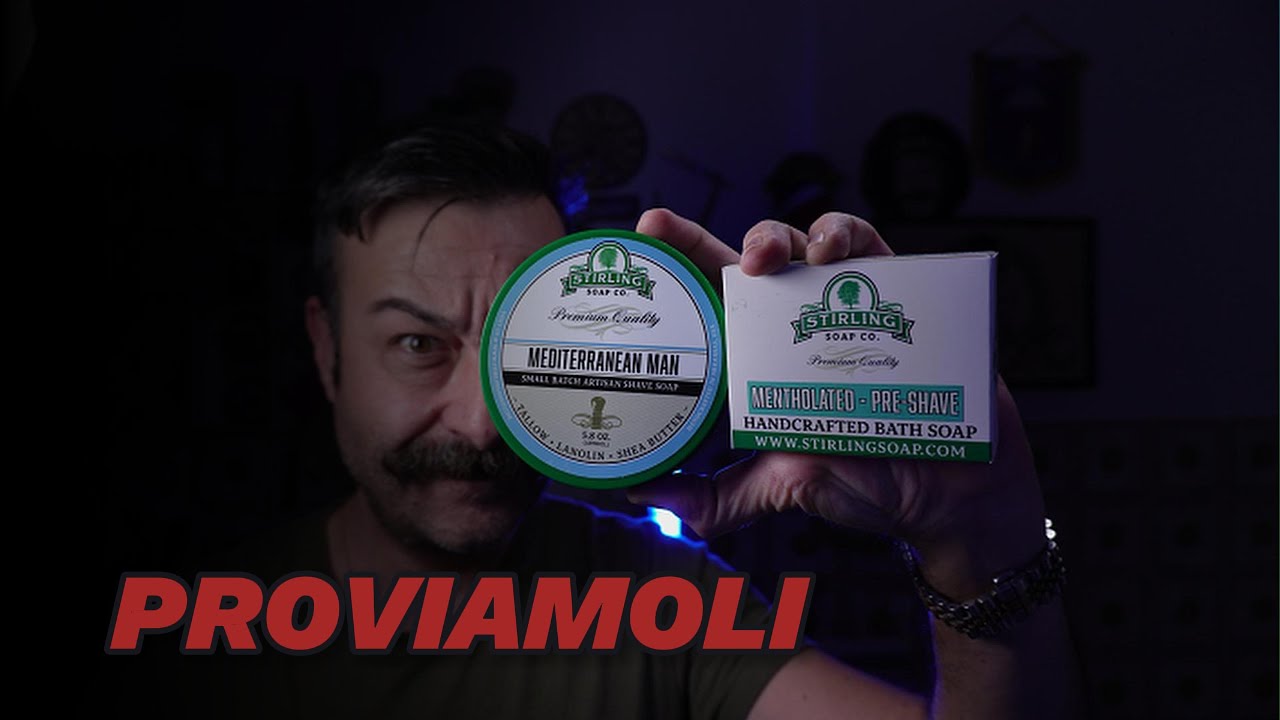 MEDITERRANEAN MAN STIRLING CON IL PRE-SHAVE MENTHOL - RAZOROCK CYBER MILD