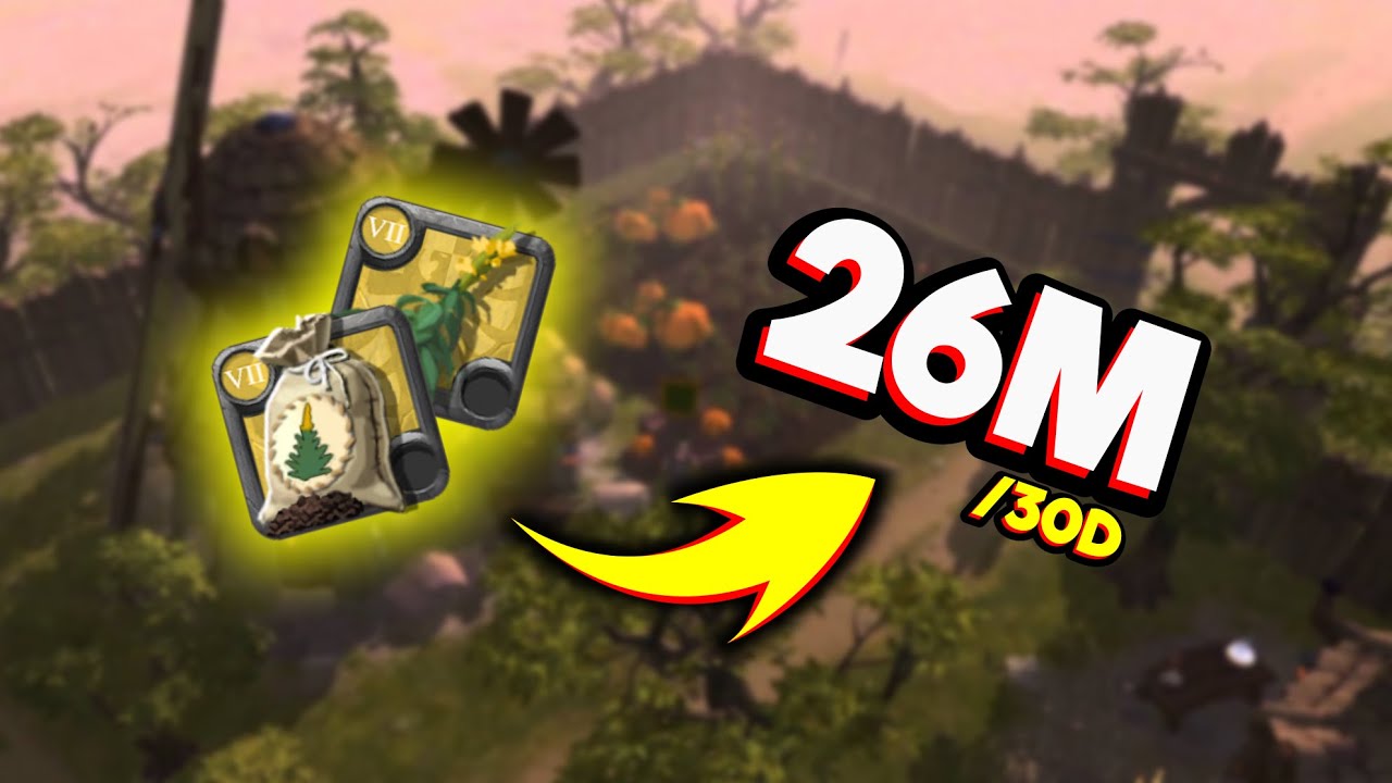 26M PROFIT FROM FARMING MULLEIN | ALBION ONLINE ISLAND
