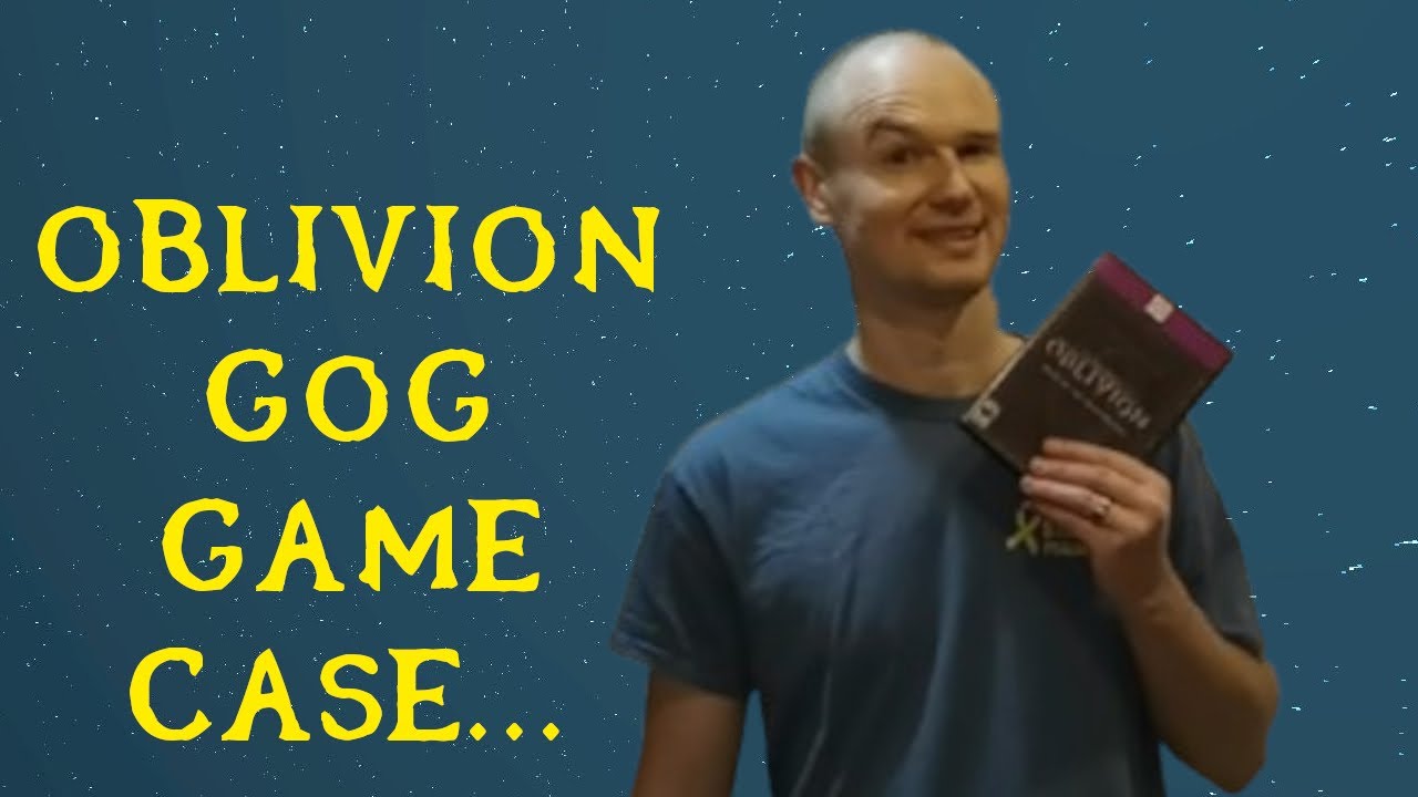 Oblivion GOG Physical Game Cover...