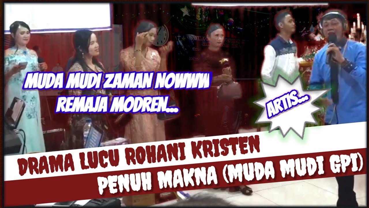 Drama Lucu - Pemuda Rohani Kristen || Muda Mudi GPI Gunungsitoli Nias