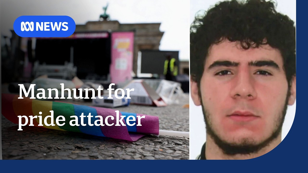 Berlin manhunt after suspect linked to 'Islamist scene' attacks pride event | ABC NEWS