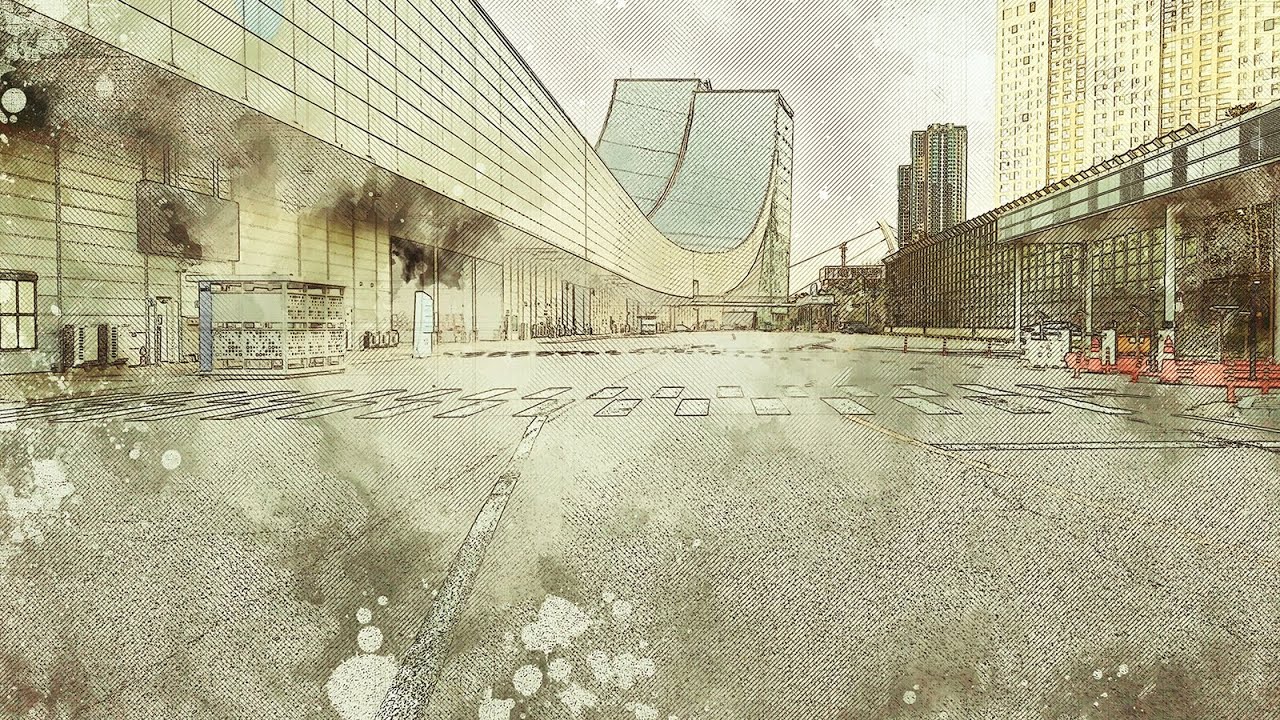 [4K] 킨텍스 전시장 로파이 Kintex exhibition center in korea | lofi music